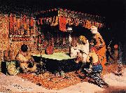 Jose Villegas y Cordero The Slipper Merchant oil painting artist